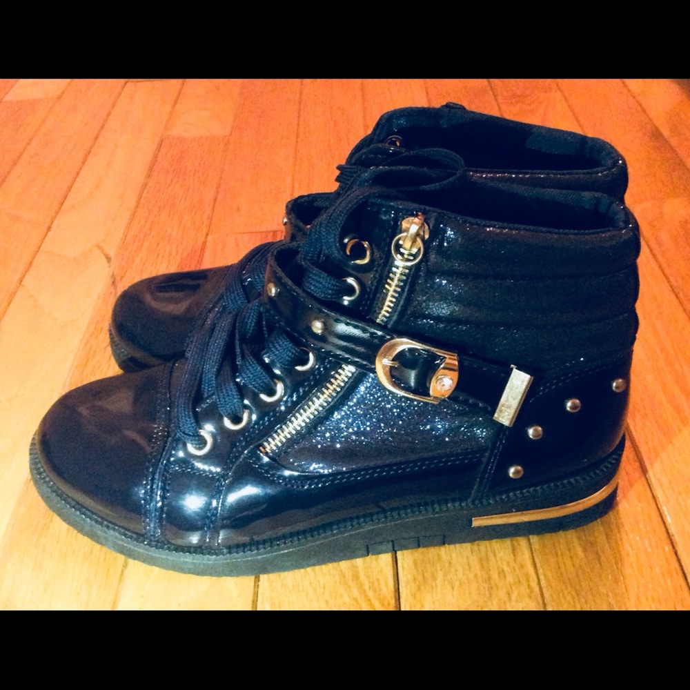 One on One Sparkly High Tops